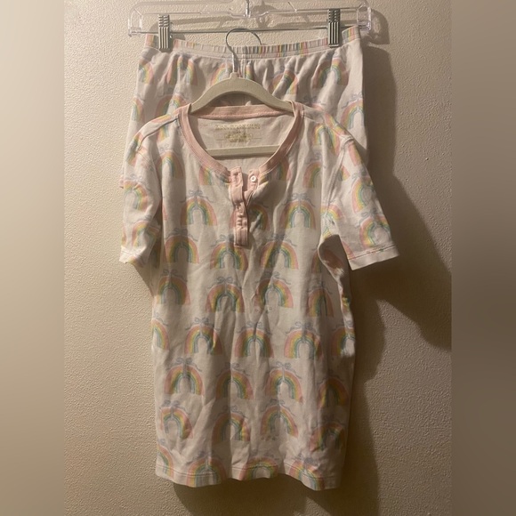 The Beaufort Bonnet Company Other - The Beaufort Bonnet Company Pastel rainbow Pajama Set size 14